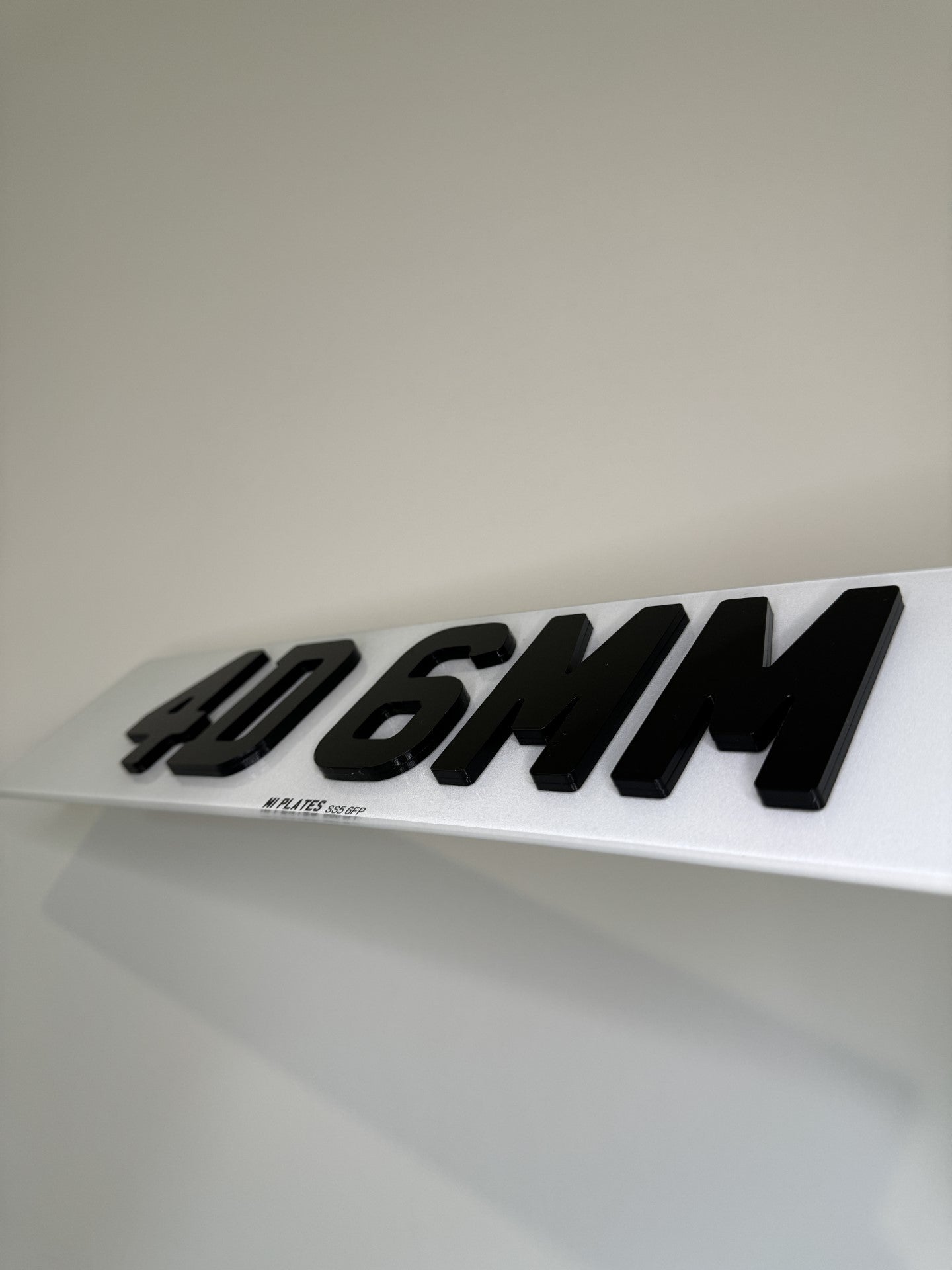 4D 6mm Premium Number Plates
