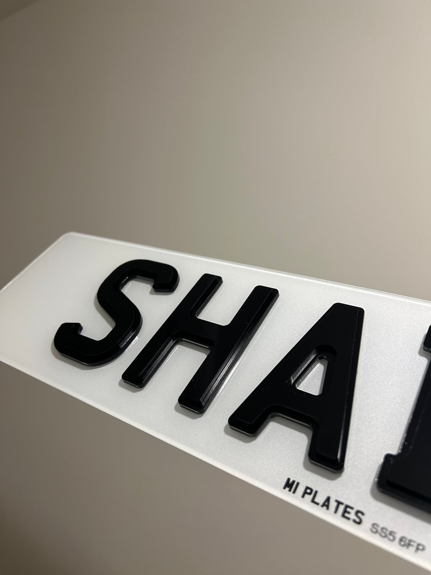 Shadow Style Premium Number Plates