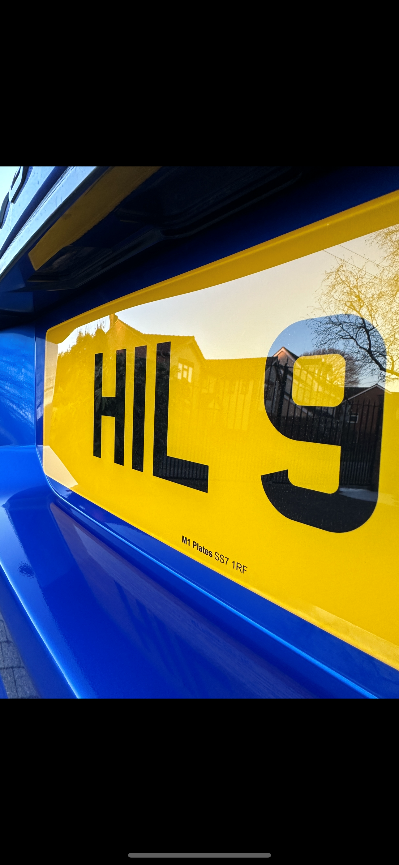 Premium UK Number Plate Oversize