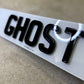 Premium Ghost Style Number Plates
