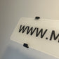 3D Printed Number Plate Holders