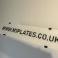 3D Printed Number Plate Holders