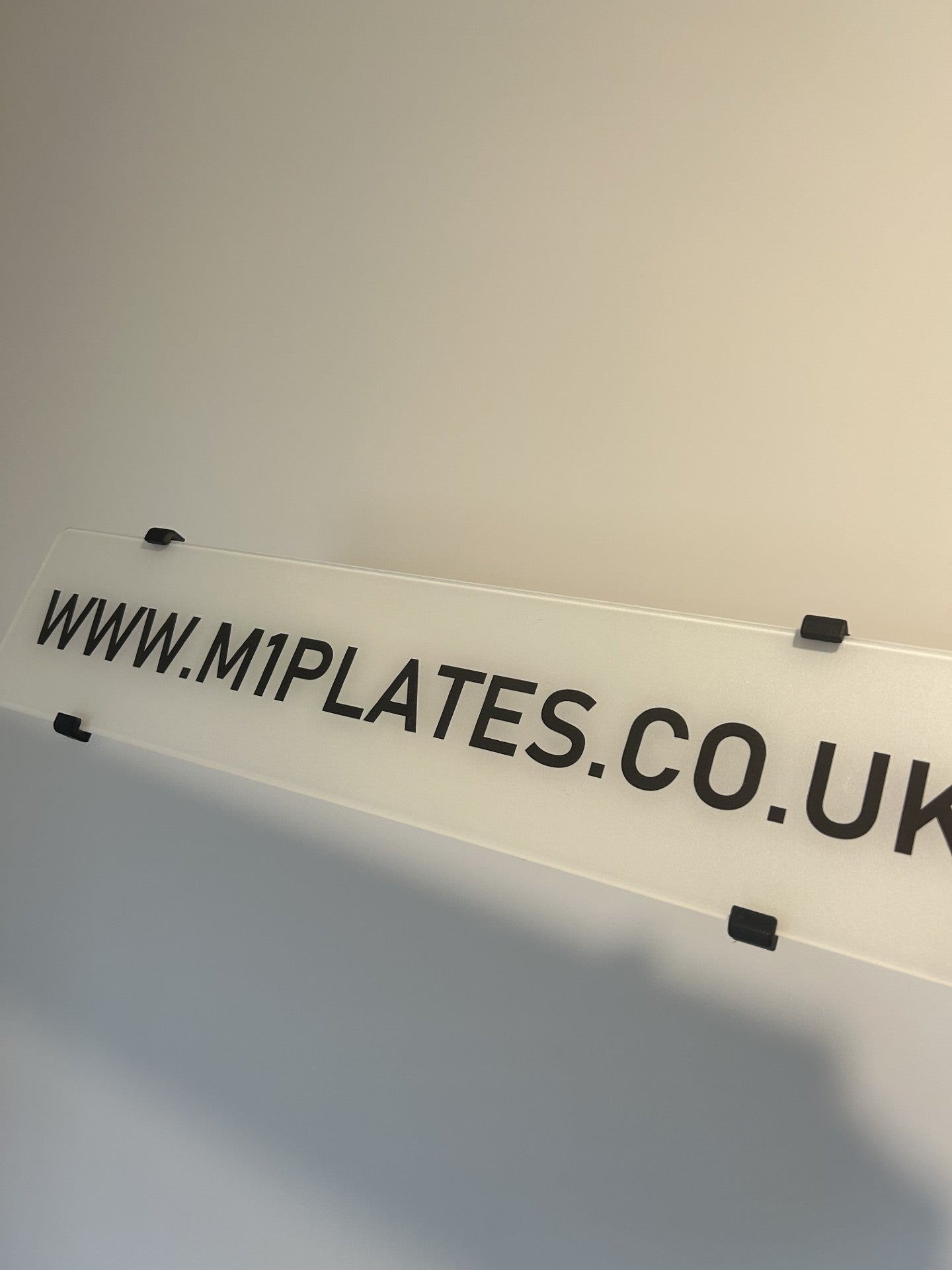 3D Printed Number Plate Holders