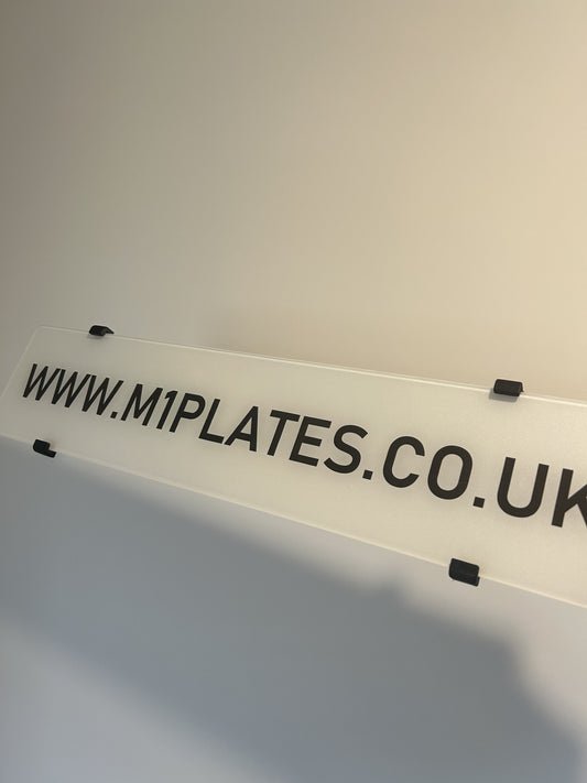 3D Printed Number Plate Holders