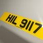 4D Bevelled 5mm Premium Number Plates
