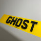 Premium Ghost Style Number Plates