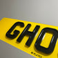 Premium Ghost Style Number Plates