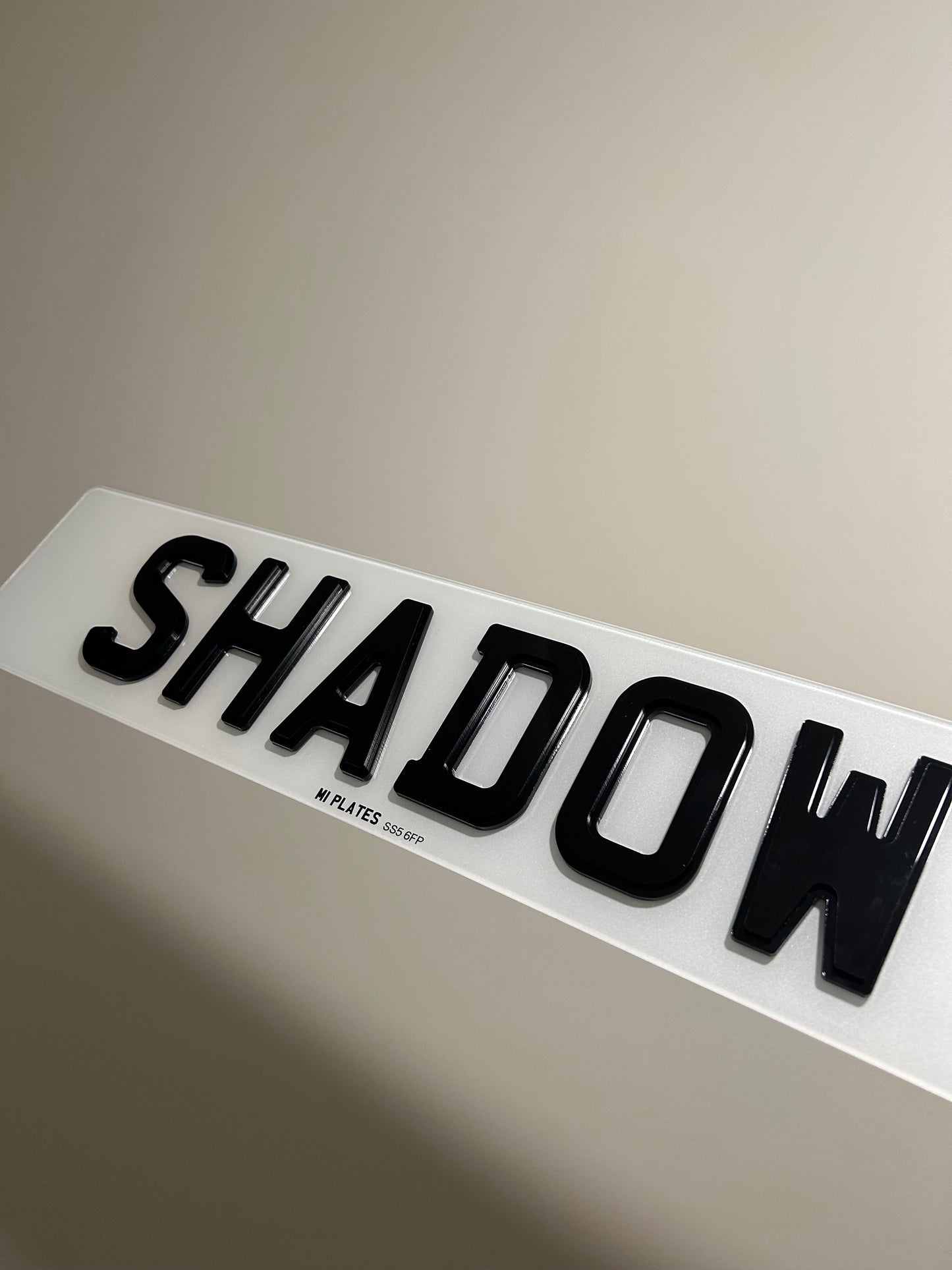 Shadow Style Premium Number Plates